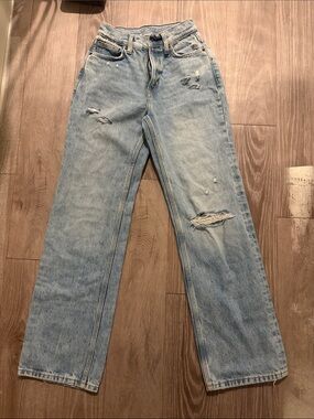 Arizona Jean Company Light Blue Denim wide leg Jeans